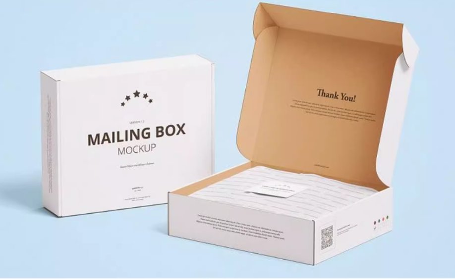 Rigid gift box packaging for fur coats